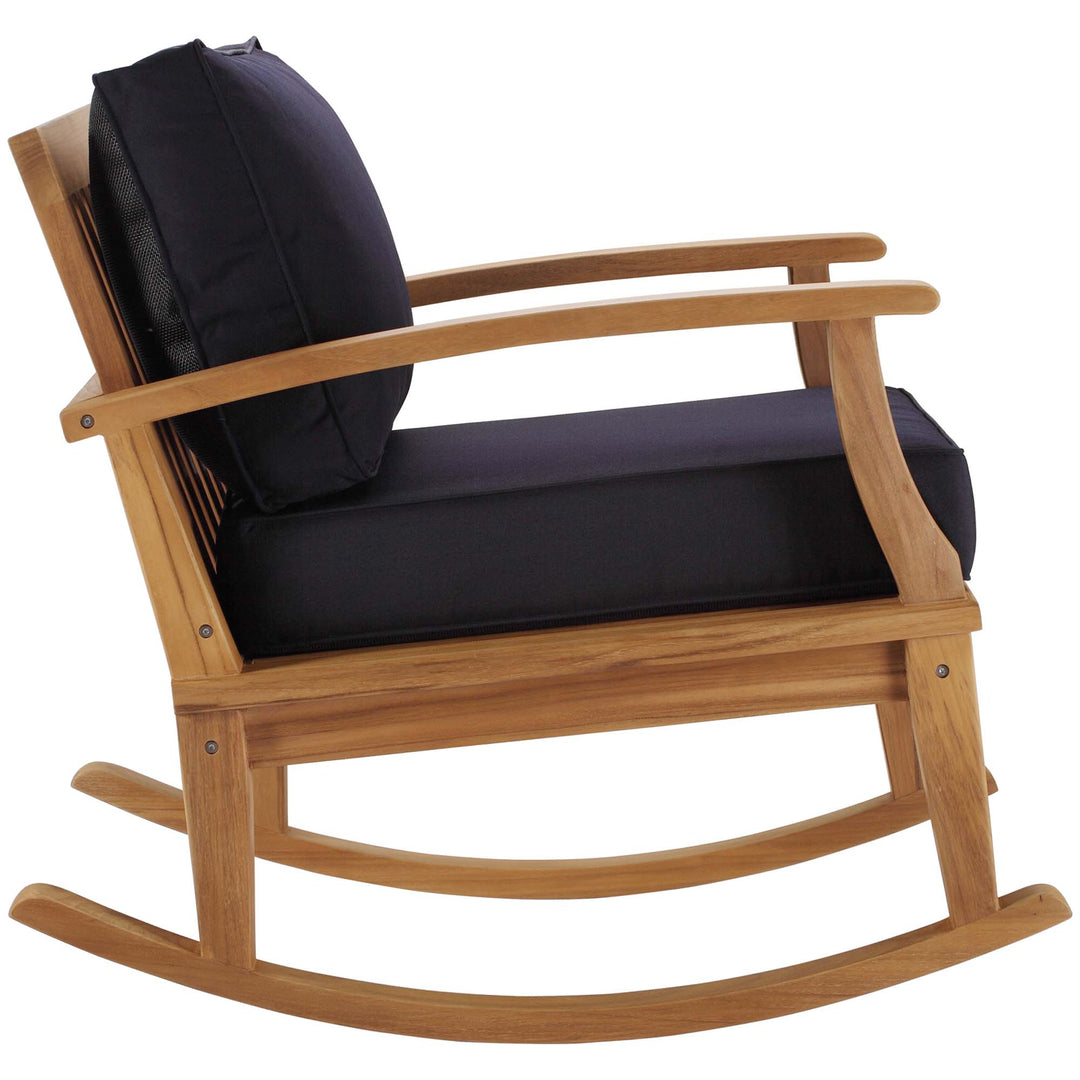 Miranda Outdoor Patio Teak Rocker Chair