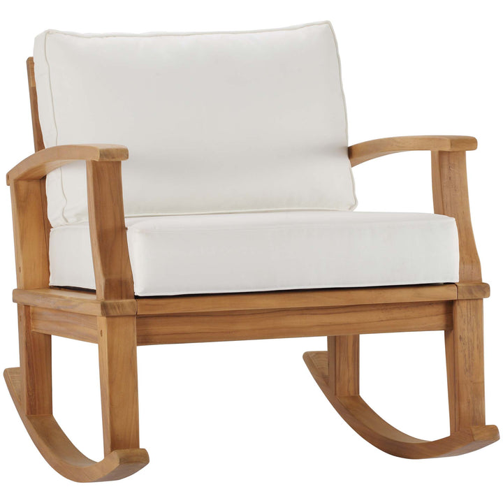 Miranda Outdoor Patio Teak Rocker Chair