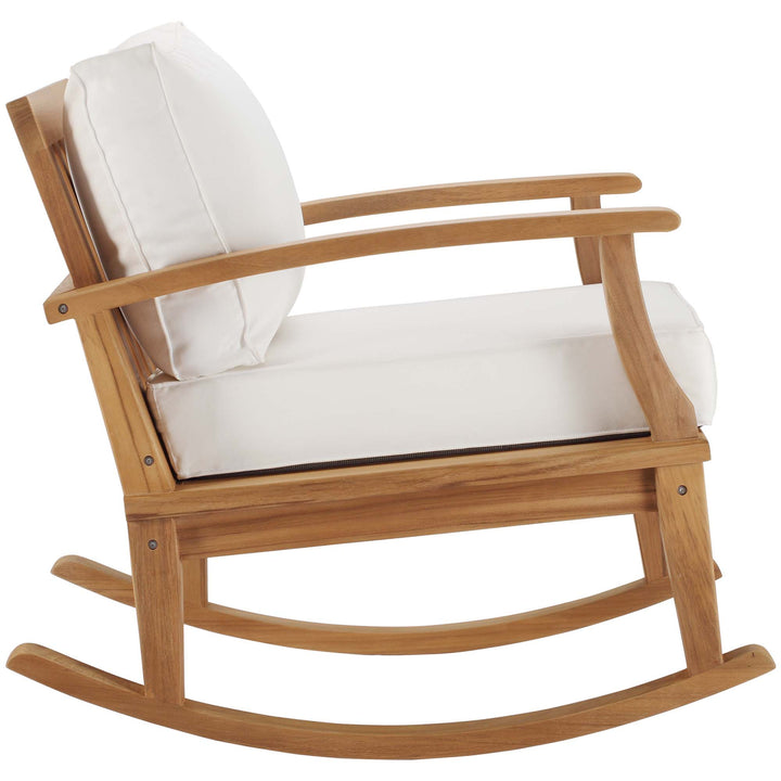 Miranda Outdoor Patio Teak Rocker Chair