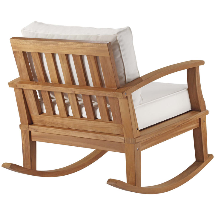 Miranda Outdoor Patio Teak Rocker Chair