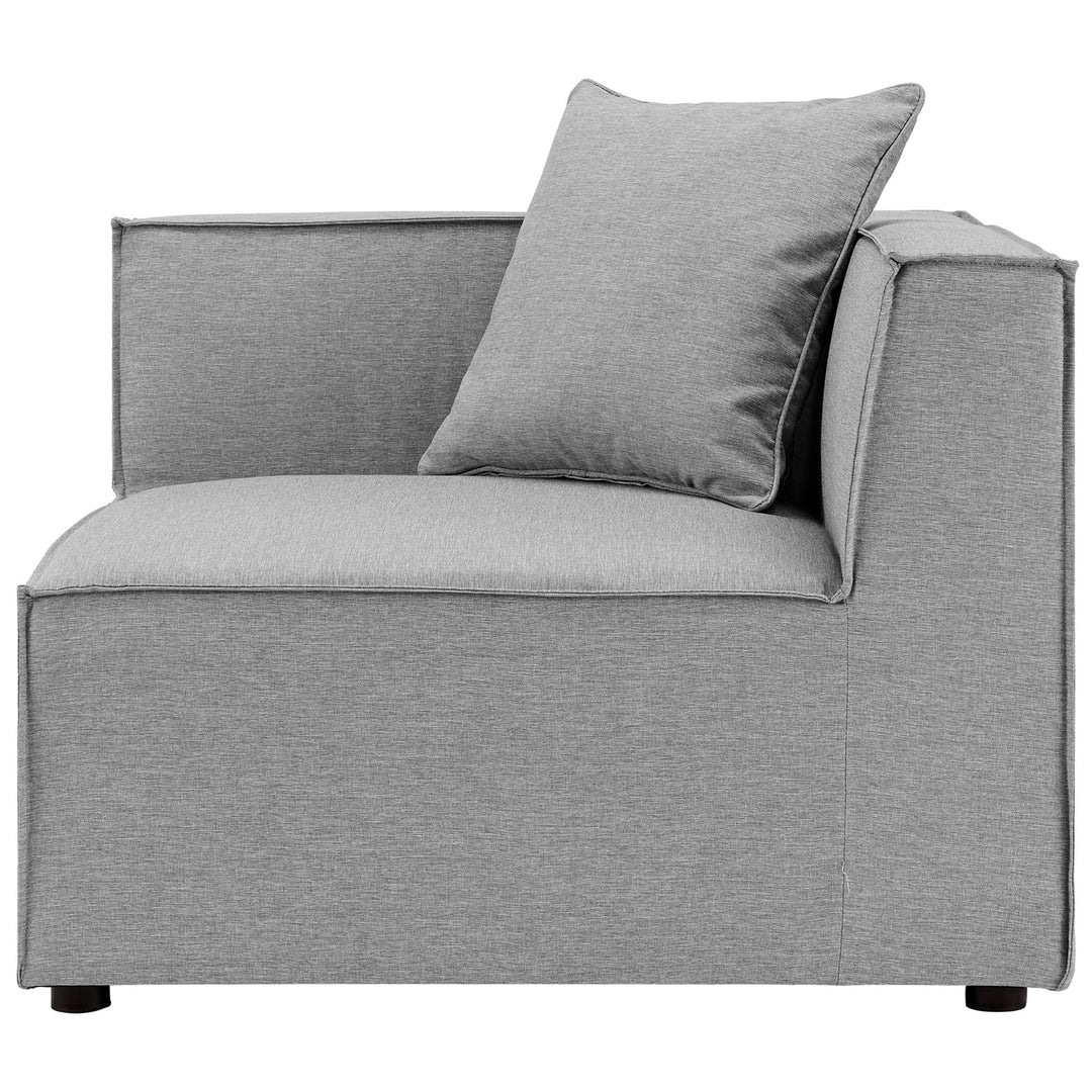 Sunset Outdoor Patio Upholstered Sectional Sofa Corner Chair