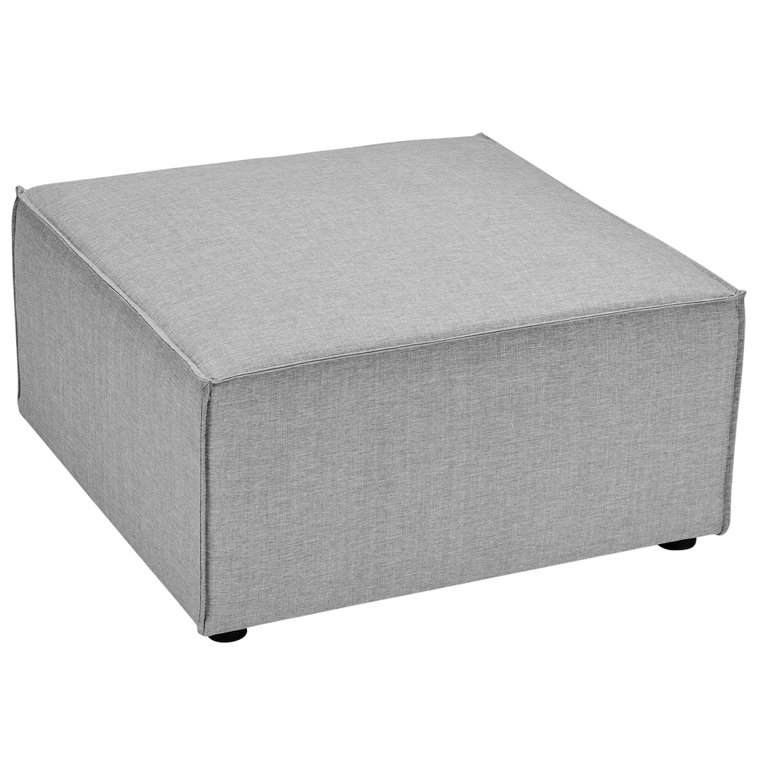 Summerton Outdoor Patio Upholstered Sectional Sofa Ottoman