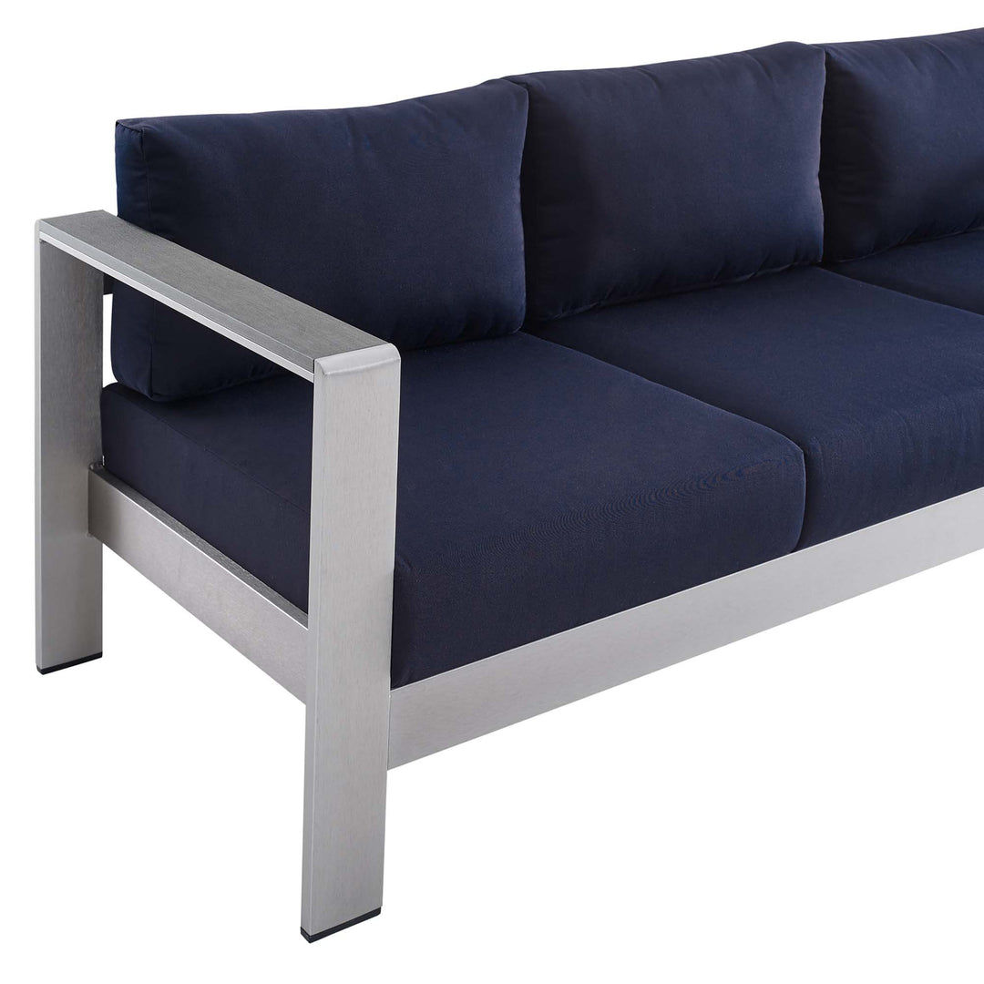 Rohe Outdoor Patio Aluminum Sofa