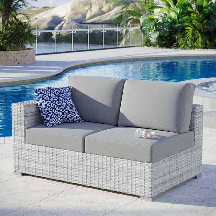 Concord Outdoor Patio Left-Arm Loveseat