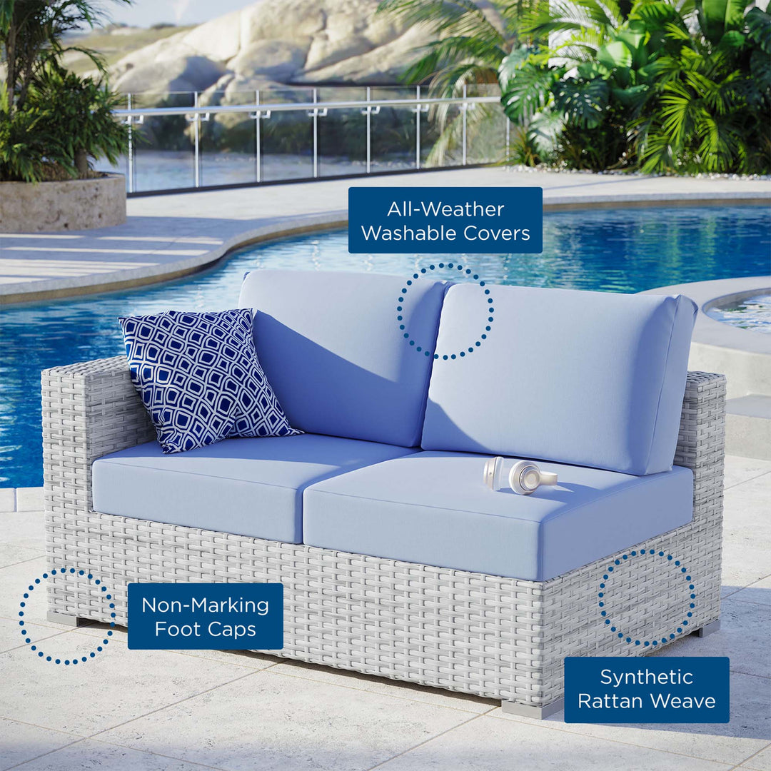 Concord Outdoor Patio Left-Arm Loveseat