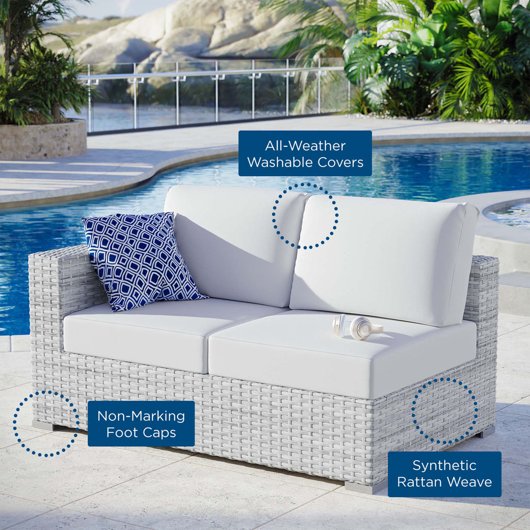 Concord Outdoor Patio Left-Arm Loveseat