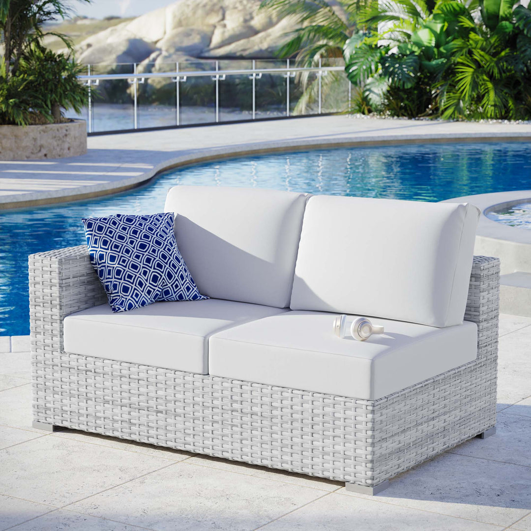 Concord Outdoor Patio Left-Arm Loveseat