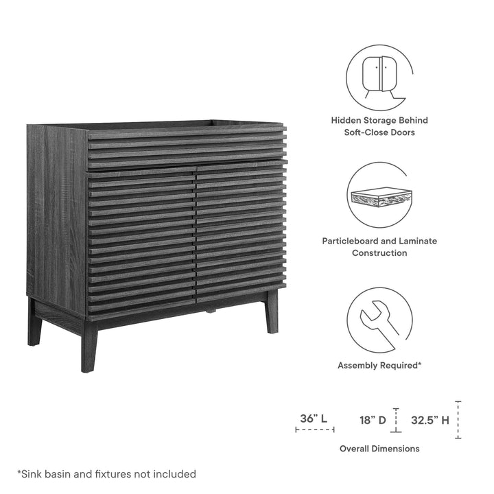 Meridian 36" Bathroom Vanity Cabinet