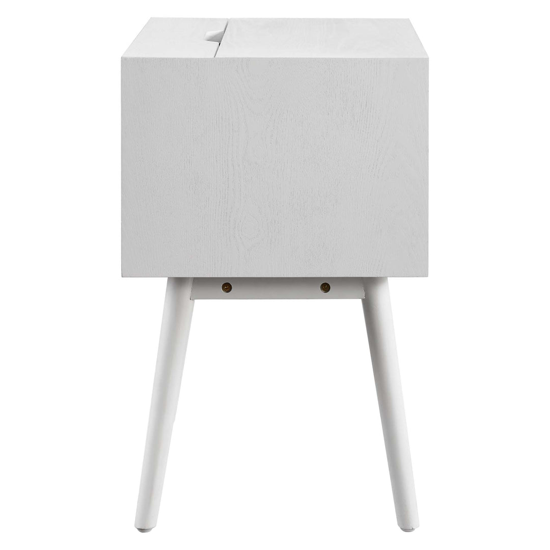 Echo Walnut Nightstand With USB Ports