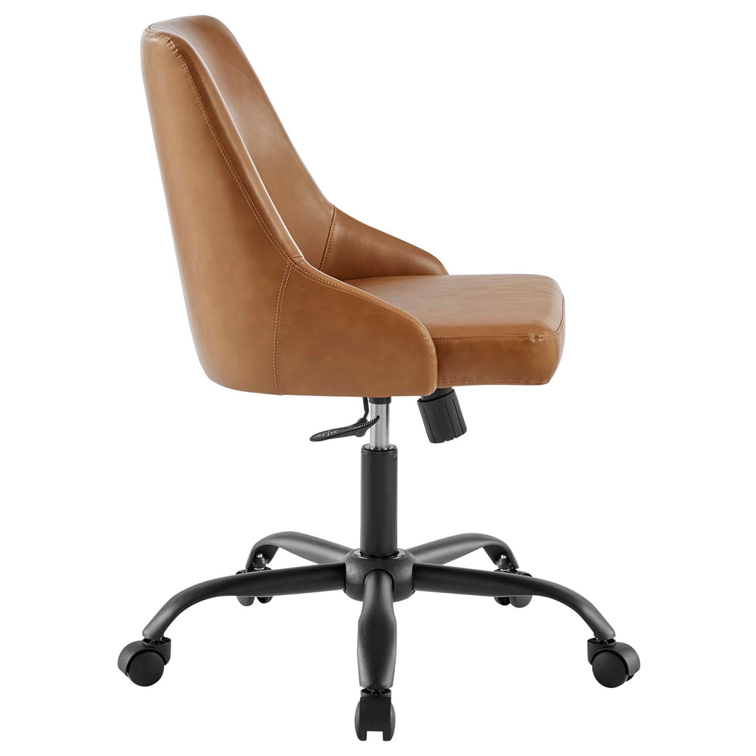 Define Swivel Vegan Leather Office Chair