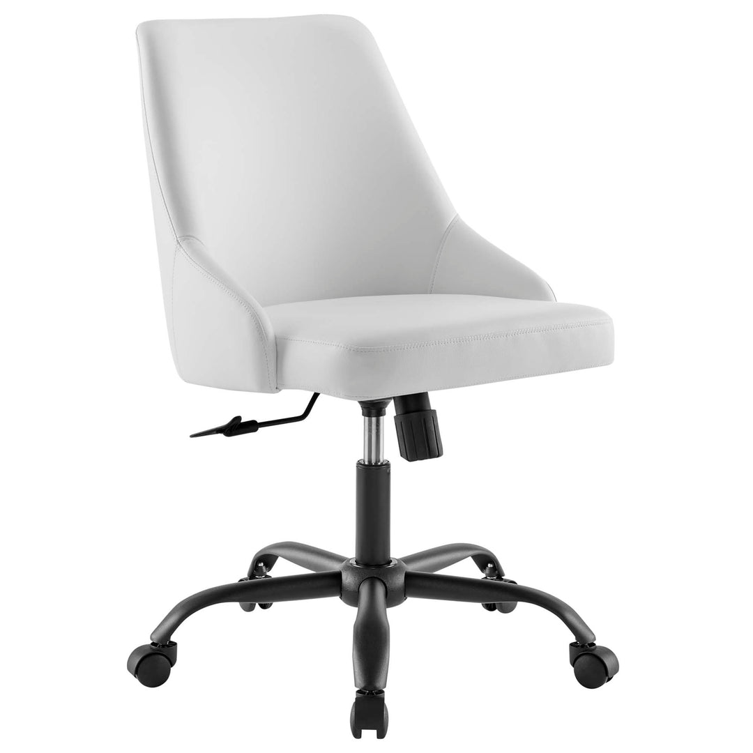 Define Swivel Vegan Leather Office Chair