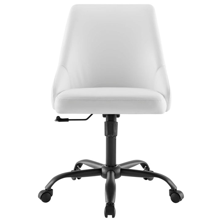 Define Swivel Vegan Leather Office Chair