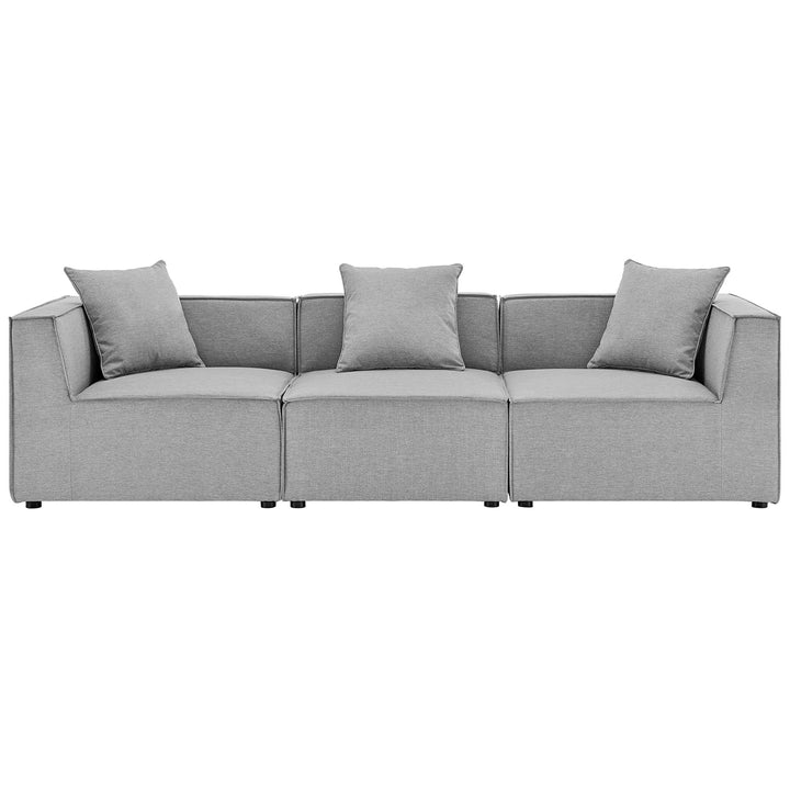 Sunridge 3-Piece Outdoor Patio Upholstered Sectional Sofa