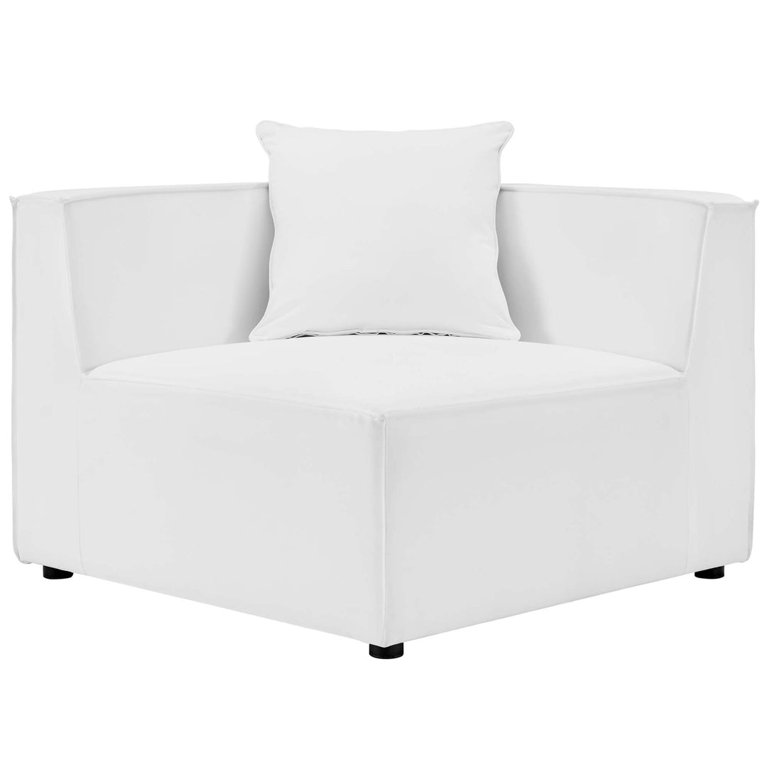 Sierra 4-Piece Outdoor Patio Upholstered Sectional Sofa