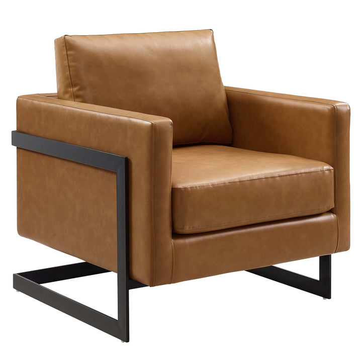 Princeton Vegan Leather Accent Chair