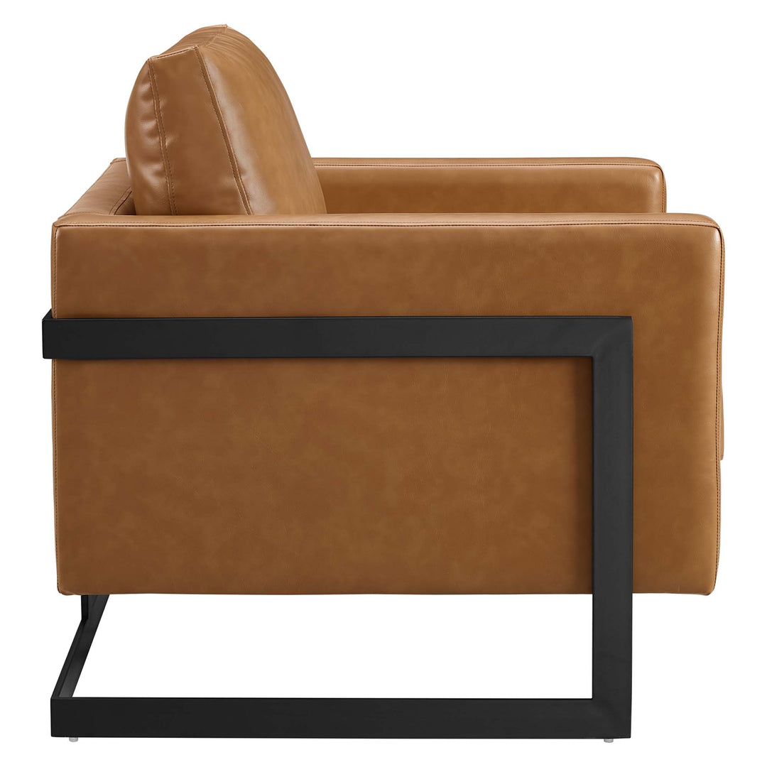 Princeton Vegan Leather Accent Chair