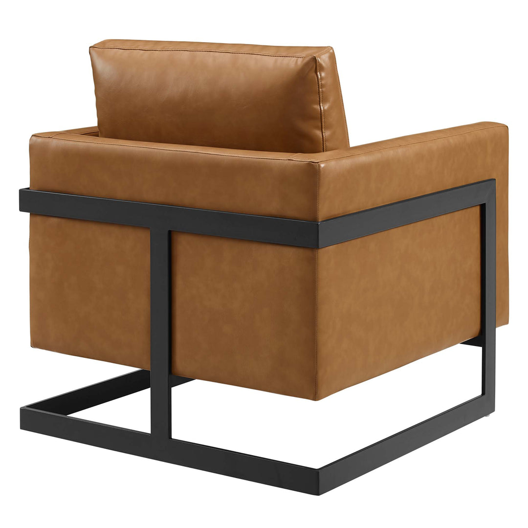 Princeton Vegan Leather Accent Chair