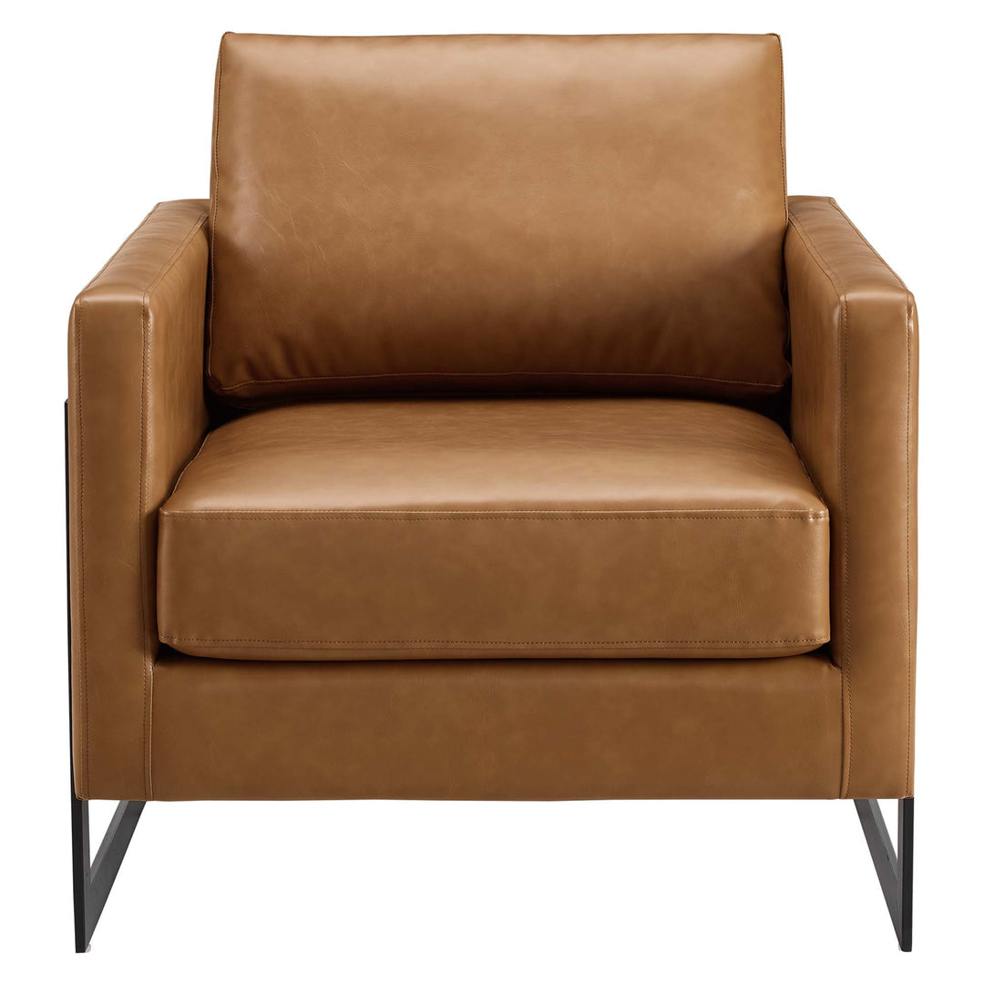 Princeton Vegan Leather Accent Chair