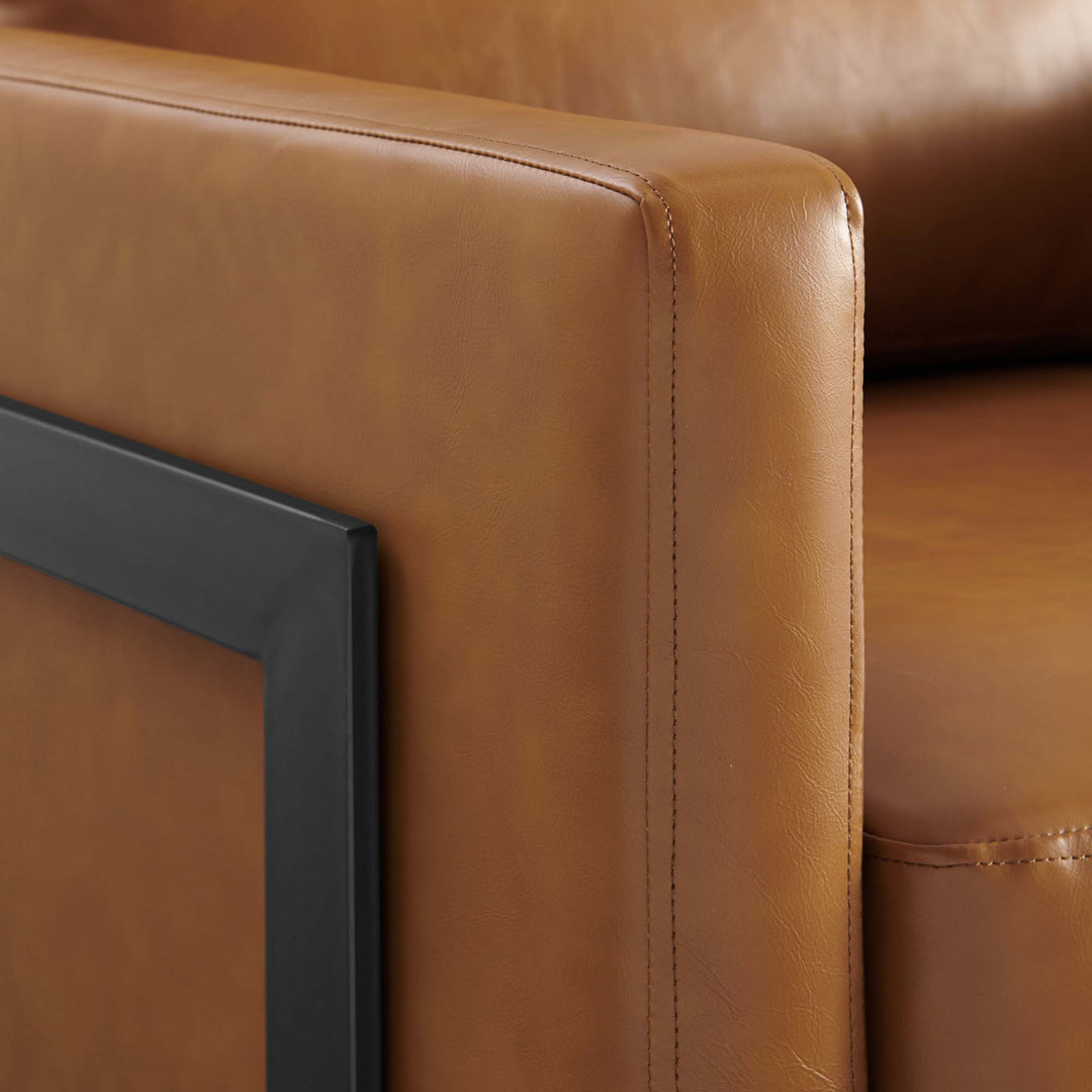 Princeton Vegan Leather Accent Chair