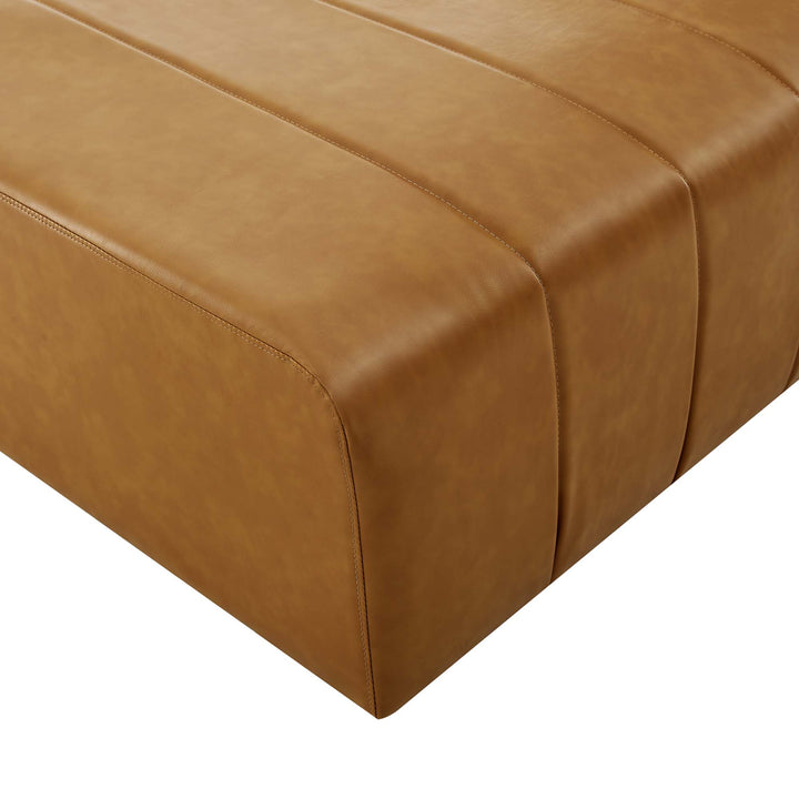 Benton Vegan Leather Ottoman