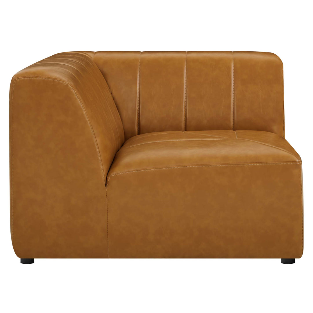 Baxter Vegan Leather Corner Chair