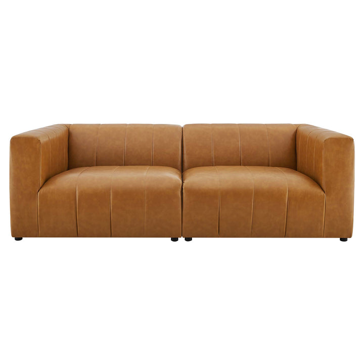 Baxter 2-Piece Vegan Leather Loveseat