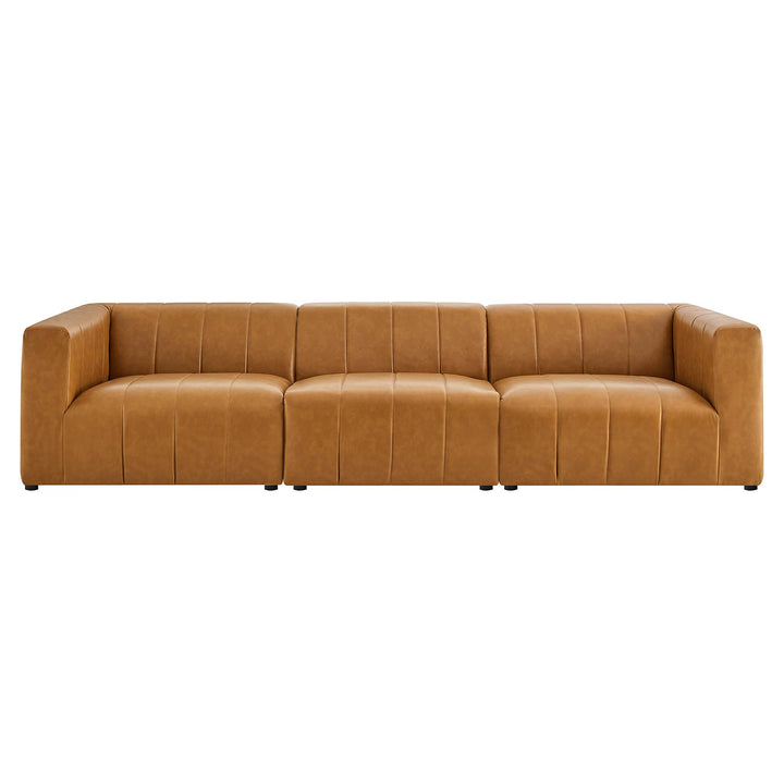 Berkeley 3-Piece Vegan Leather Sofa