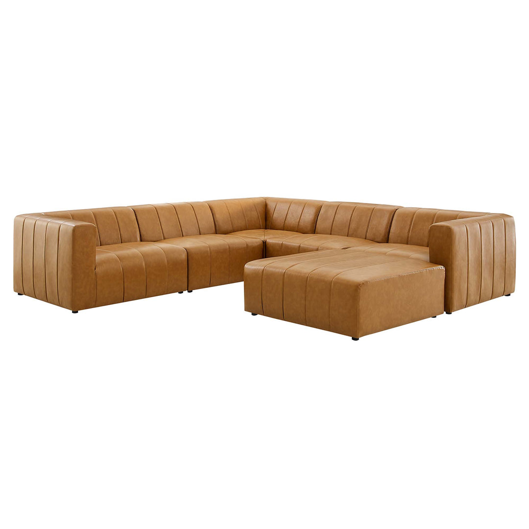 Baxter 6-Piece Vegan Leather Sectional Sofa