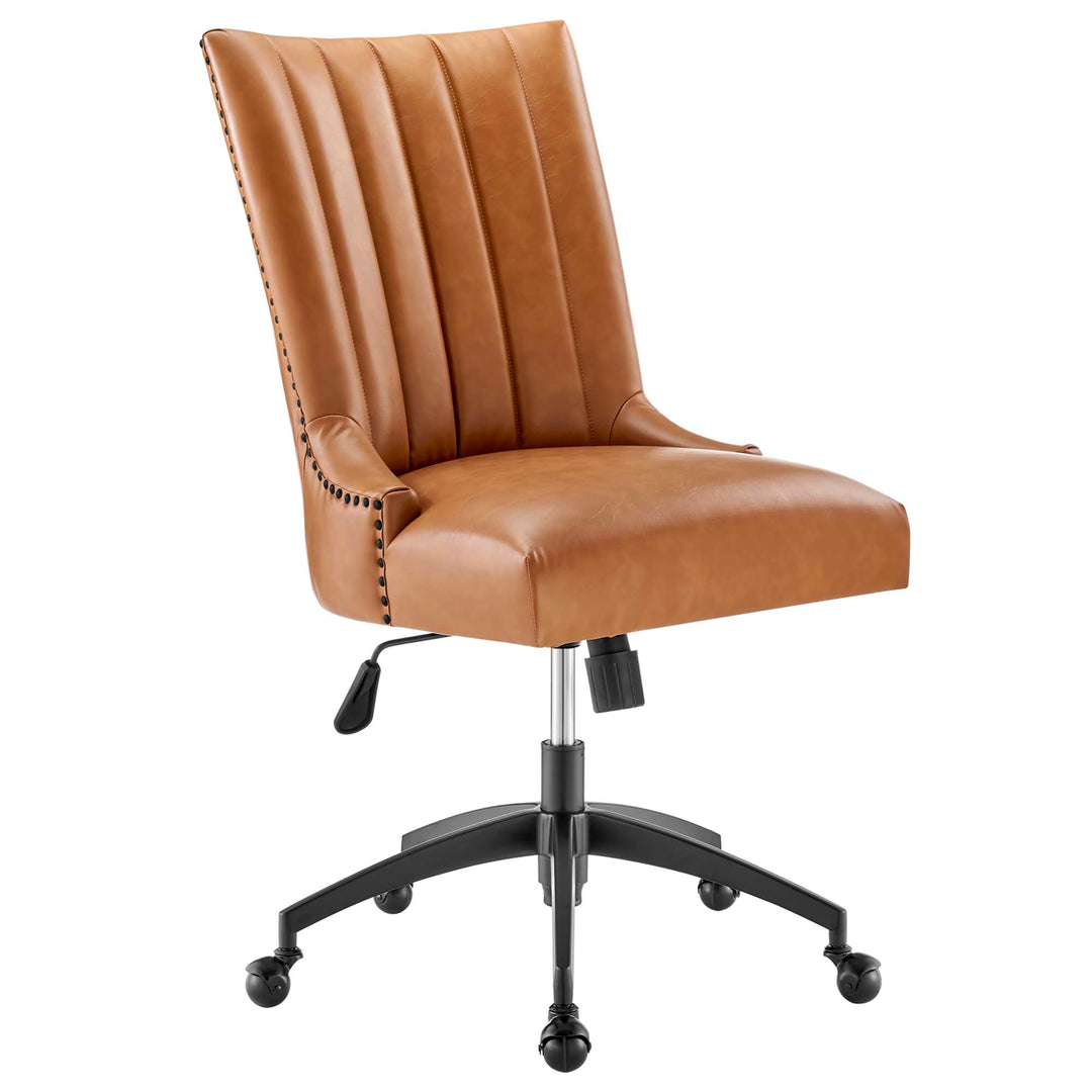 Elevate Collection Tufted Vegan Leather Desk Chair