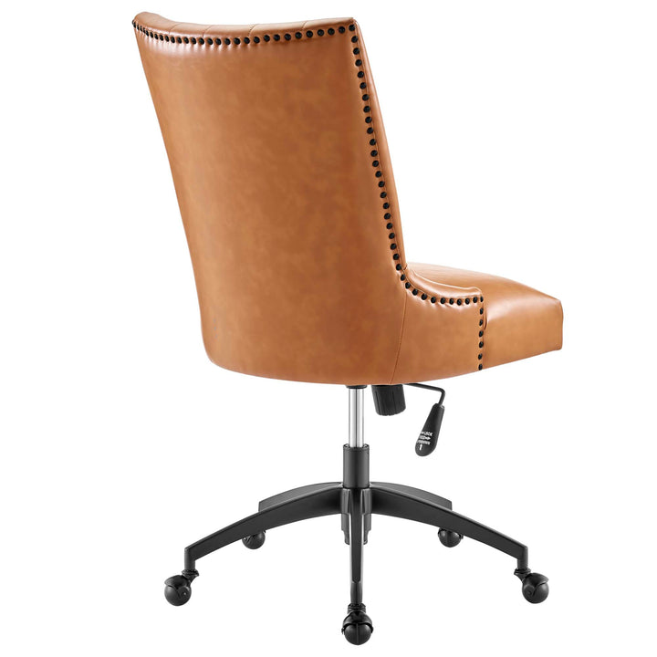 Elevate Collection Tufted Vegan Leather Desk Chair