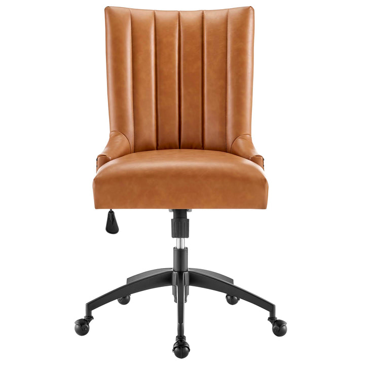 Elevate Collection Tufted Vegan Leather Desk Chair