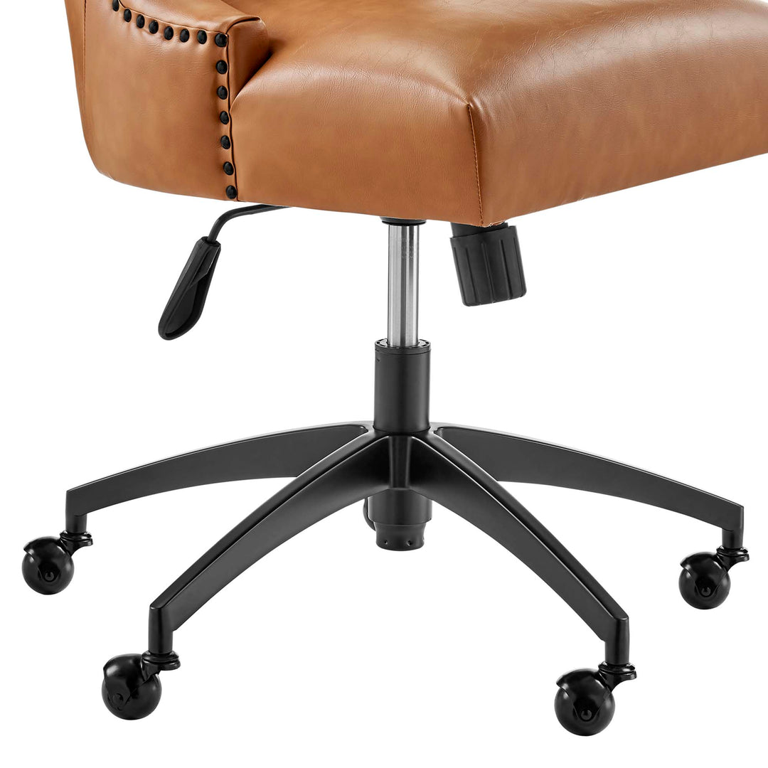 Elevate Collection Tufted Vegan Leather Desk Chair