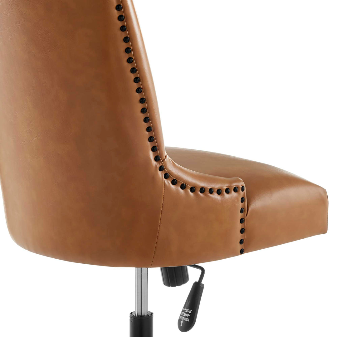 Elevate Collection Tufted Vegan Leather Desk Chair