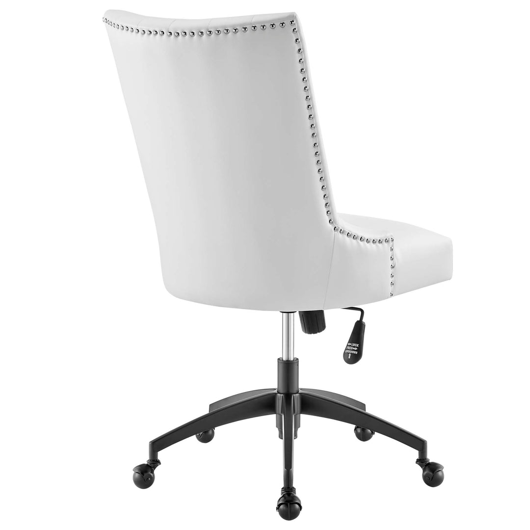 Elevate Collection Tufted Vegan Leather Desk Chair