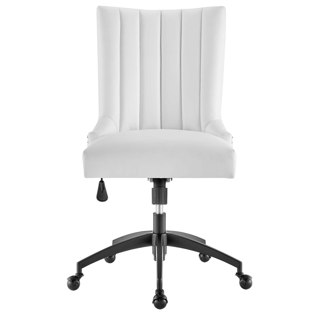 Elevate Collection Tufted Vegan Leather Desk Chair