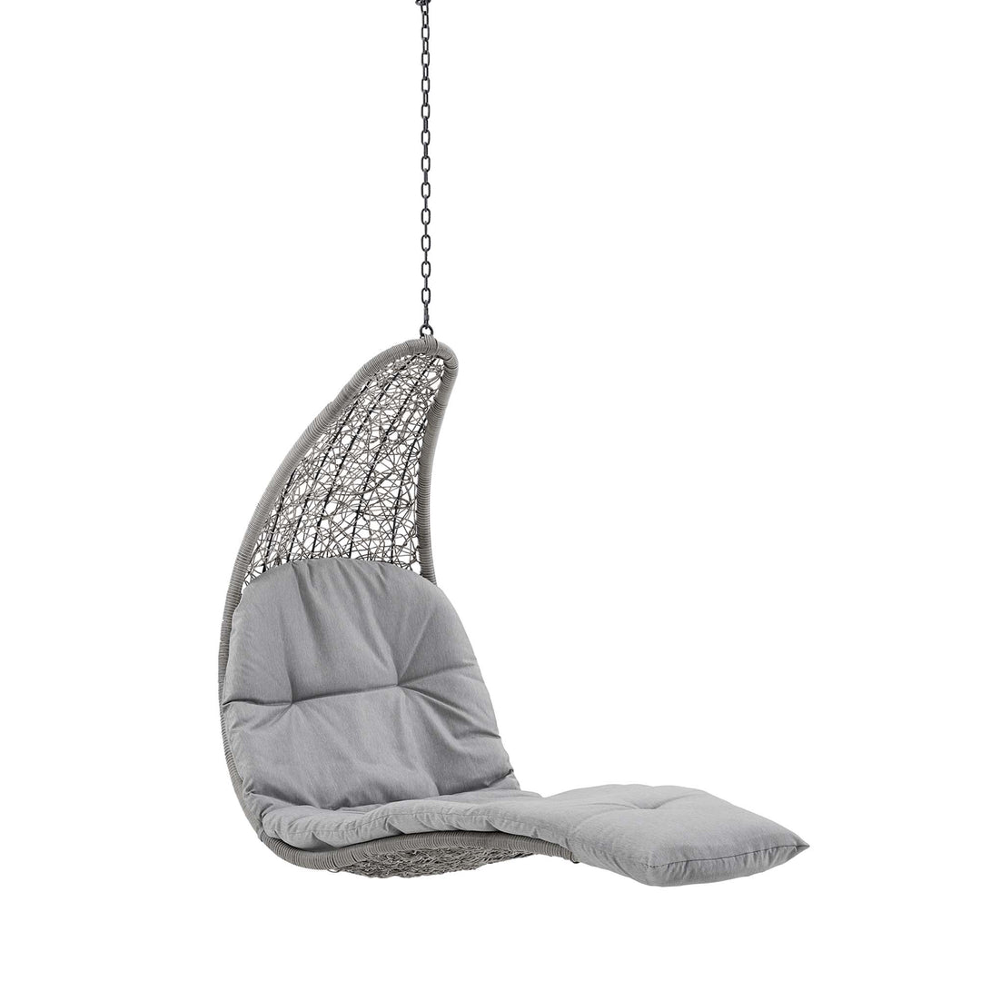 Leisurely Hanging Chaise Lounge Outdoor Patio Swing Chair