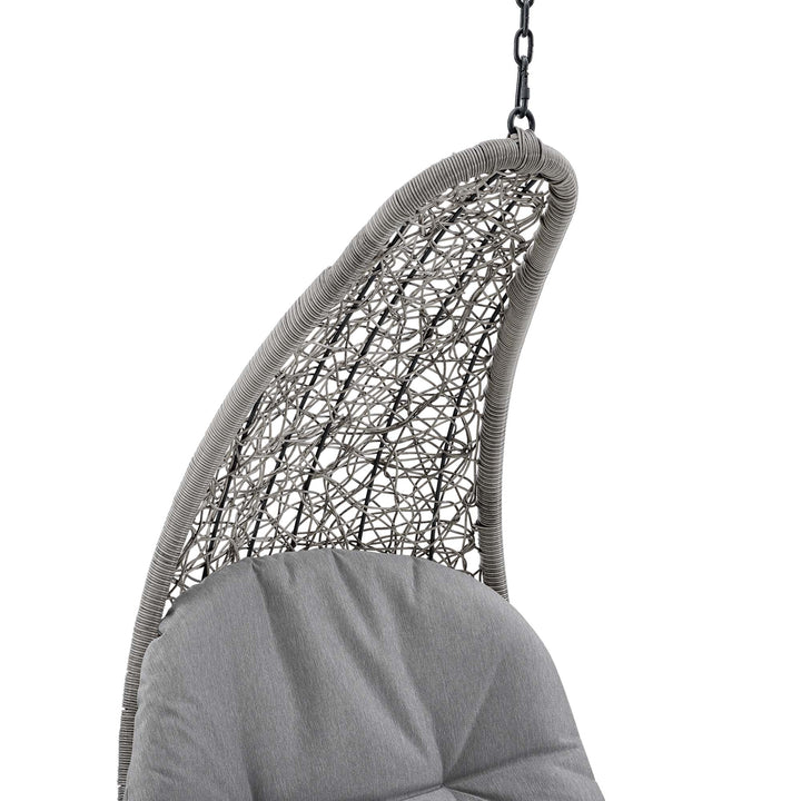 Leisurely Hanging Chaise Lounge Outdoor Patio Swing Chair