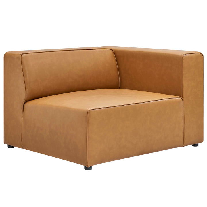 Merge Mock Leather Right-Arm Chair