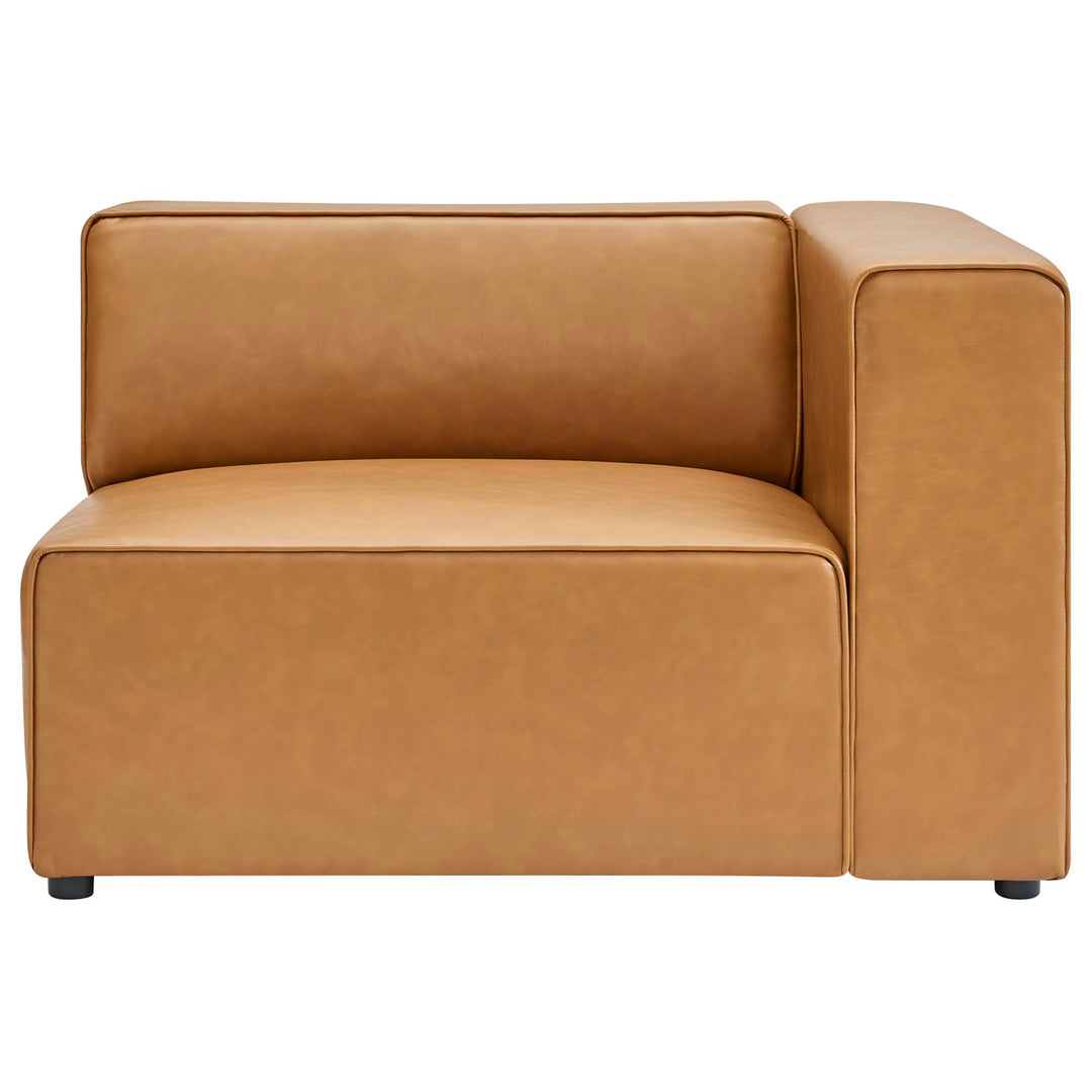 Merge Mock Leather Right-Arm Chair