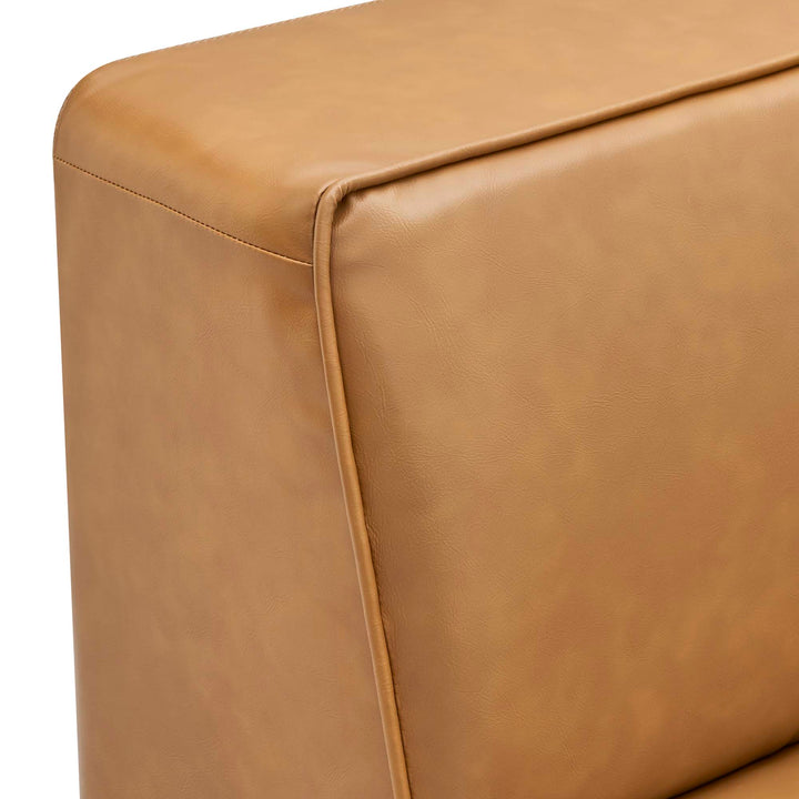 Merge Vegan Leather Corner Chair