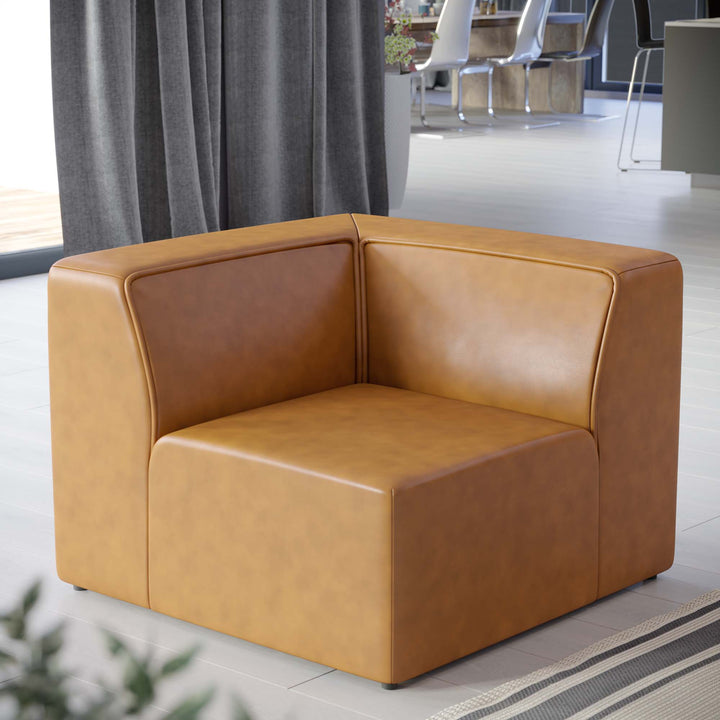 Merge Vegan Leather Corner Chair