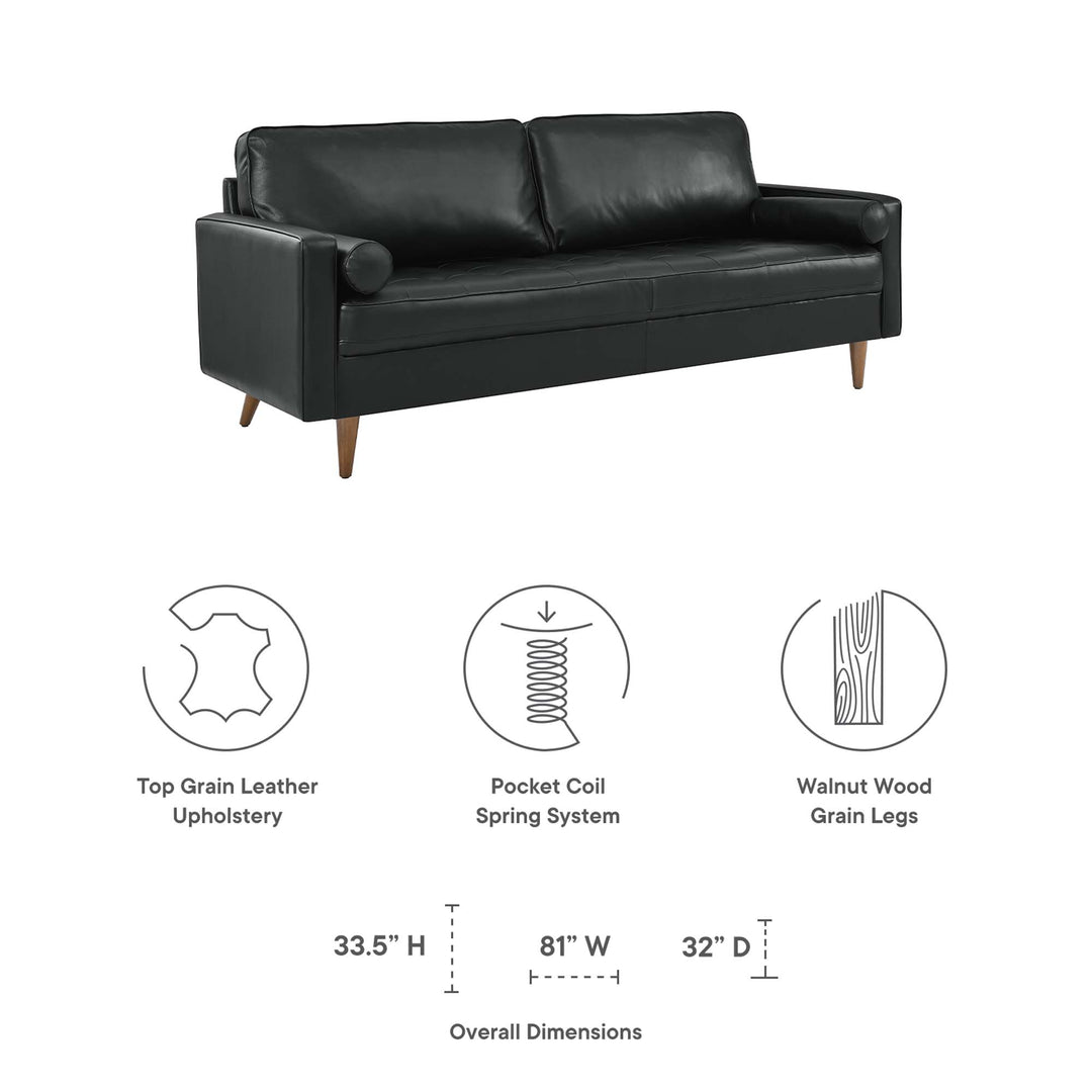 Victory 81" Leather Sofa