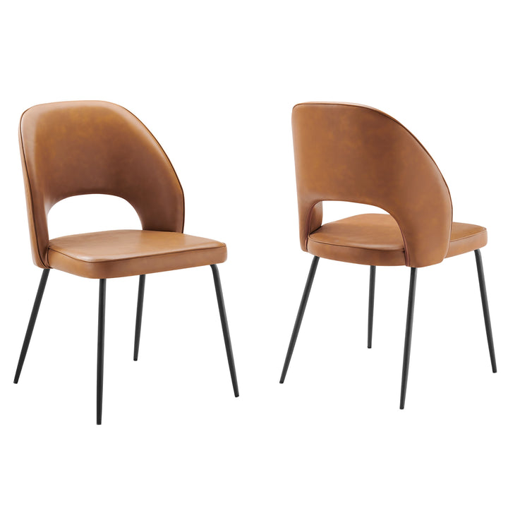 Nina Vegan Leather Dining Chair Set of 2