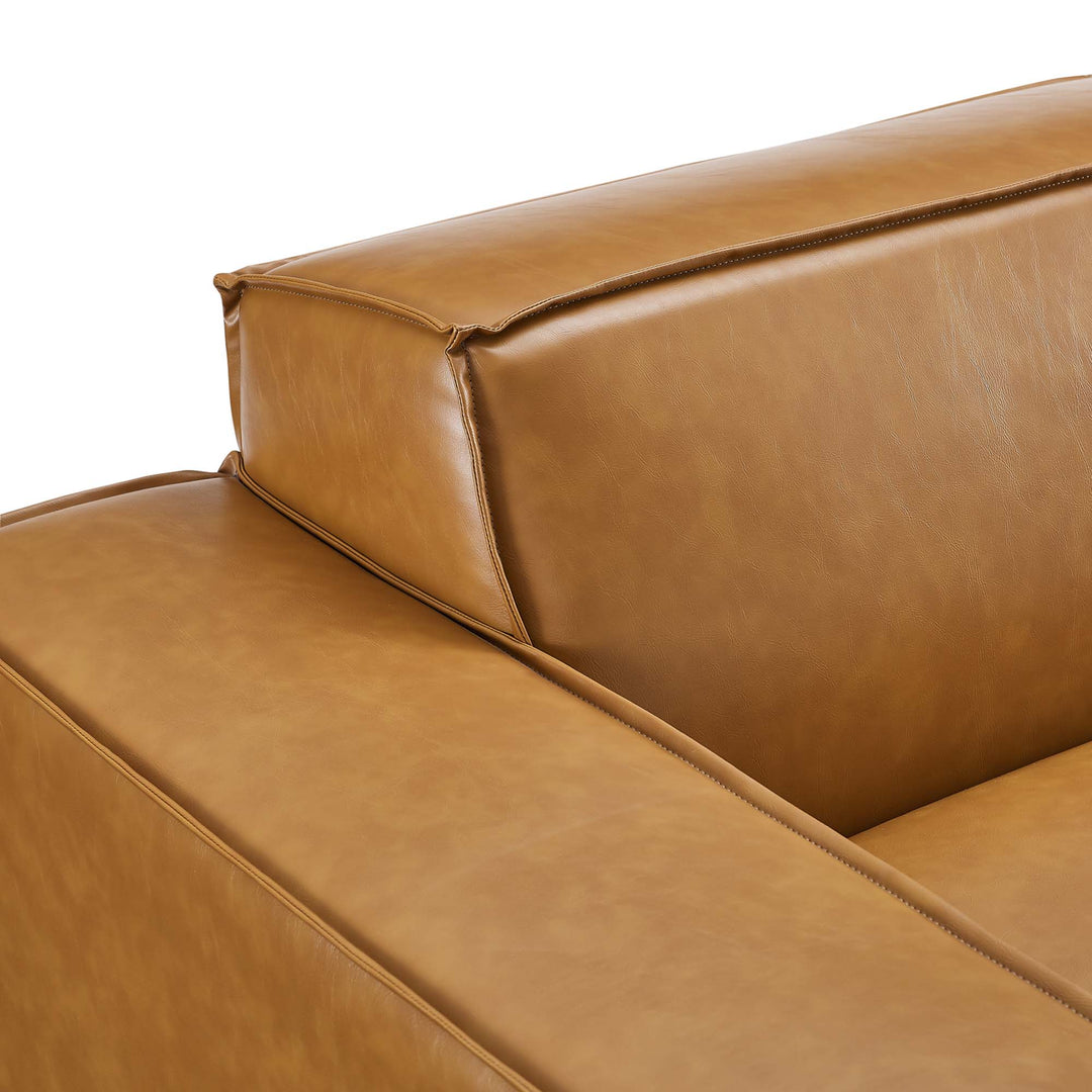 Revive Vegan Leather Recliner Loveseat