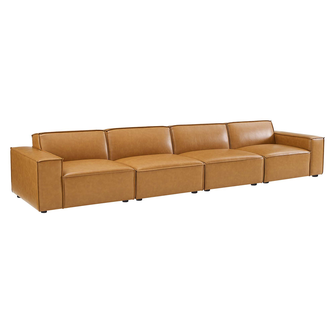 Renew 4-Piece Vegan Leather Sofa