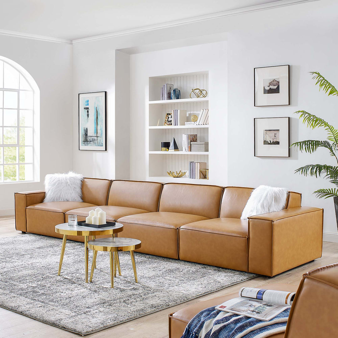 Renew 4-Piece Vegan Leather Sofa