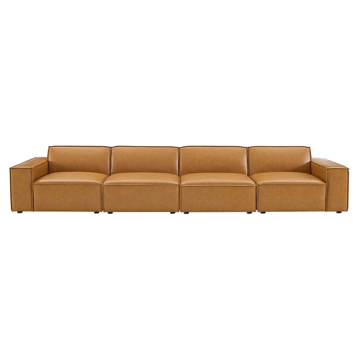 Renew 4-Piece Vegan Leather Sofa