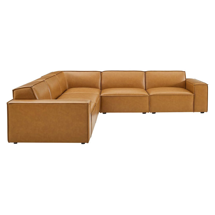 Tressor 5-Piece Sectional - Tan