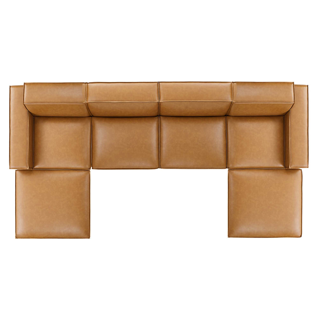 Revive 6-Piece Vegan Leather Sectional Sofa