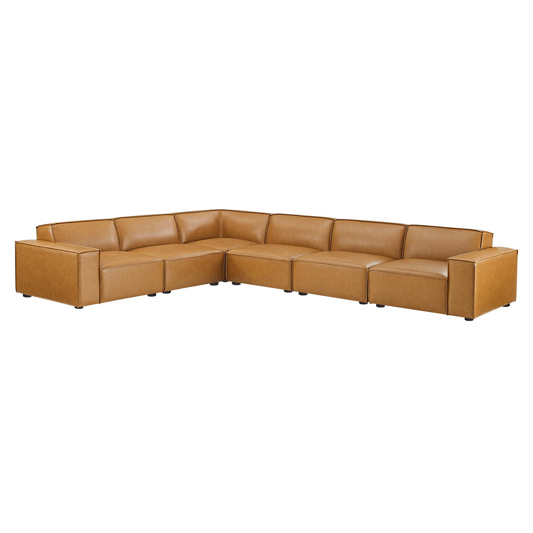 Reclaim 6-Piece Vegan Leather Sectional Sofa